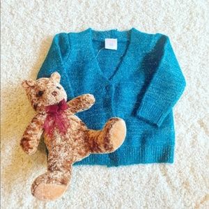 ‼️FINAL SALE‼️ Gymboree Dark Teal Baby Cardigan